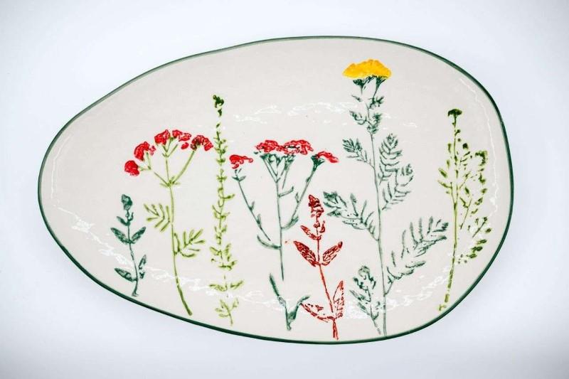 Wildflower 32cm Oval Platter