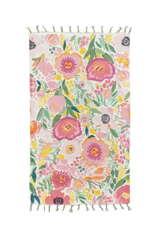 Tranquillo Pink Botanic Twist 5' x 3' Carpet