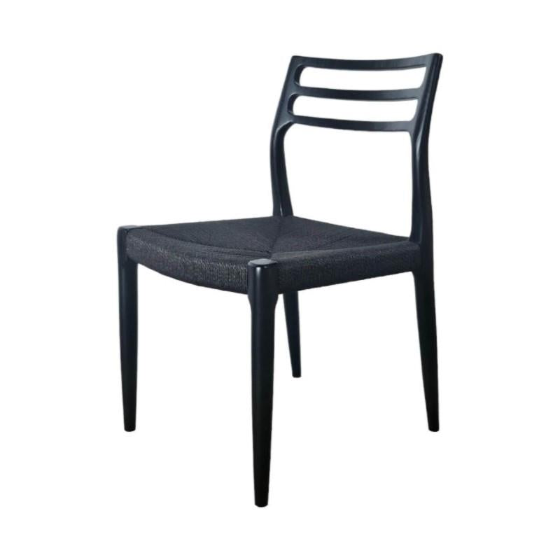 Java Indoor Dining Chair - Black