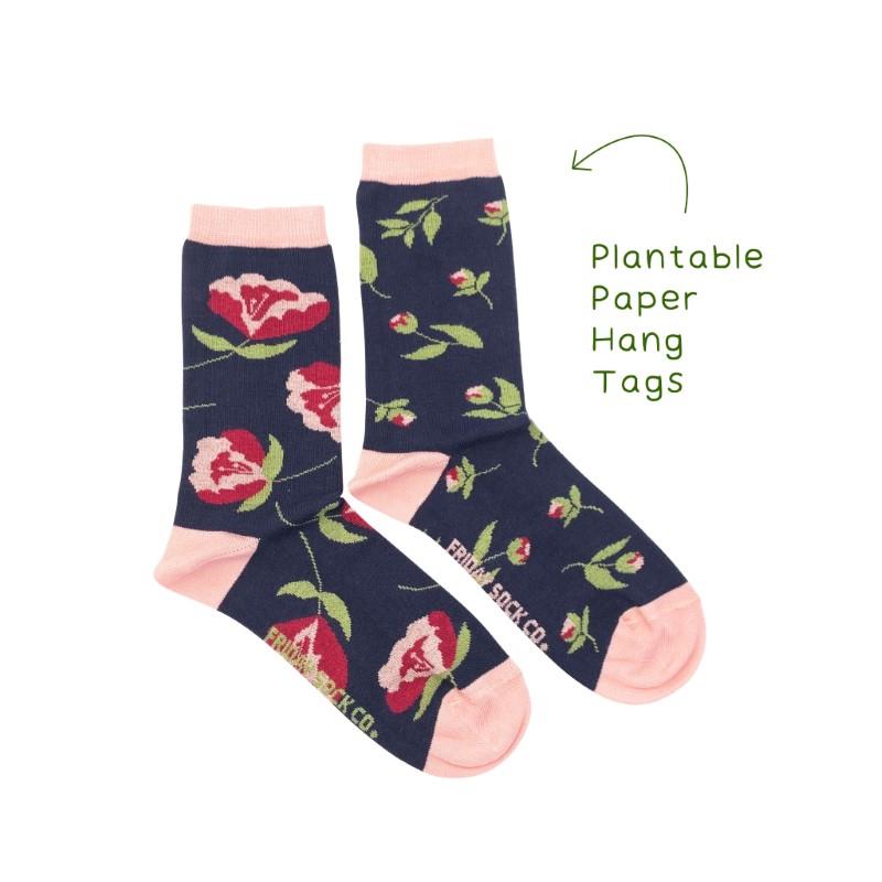 Peony Socks - Sm
