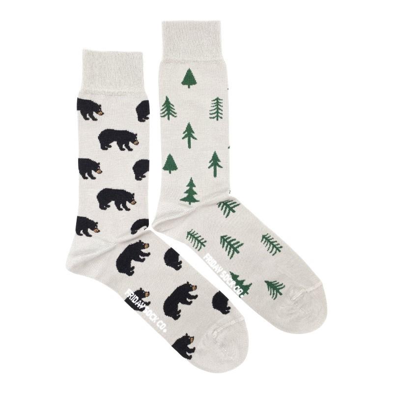 Bear & Tree Socks - Lg