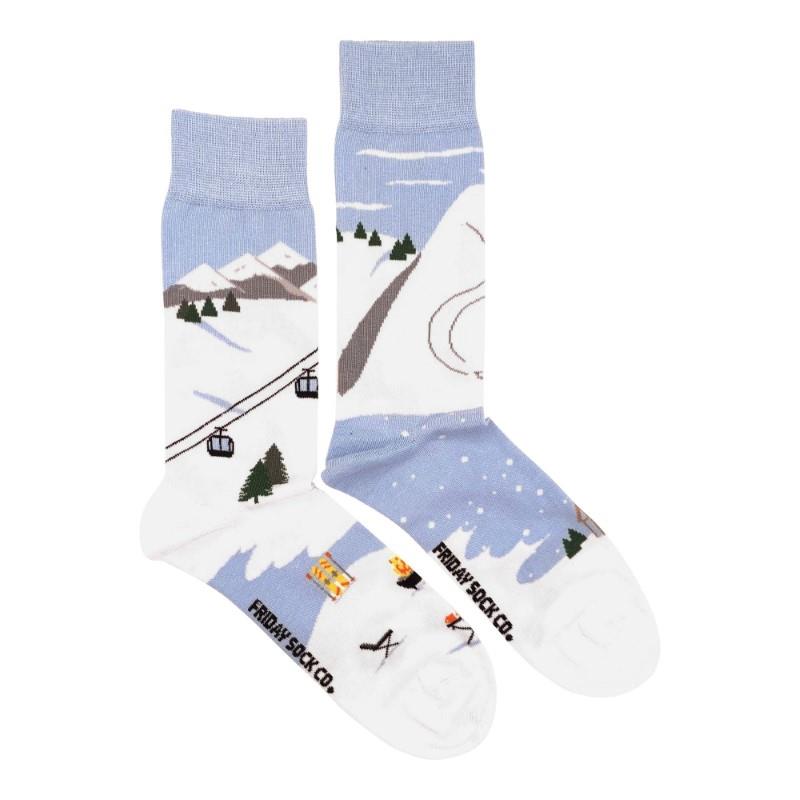 Ski Scene Socks - Lg