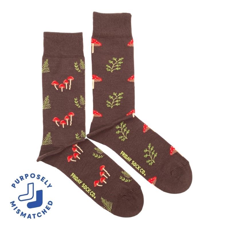 Mushroom Forest Socks - Lg