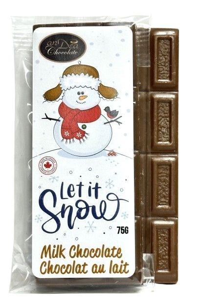 Milk Chocolate Let it Snow! Bar - 72g
