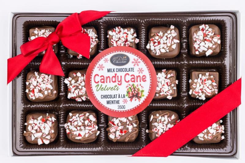 Milk Chocolate Candy Cane Velvets