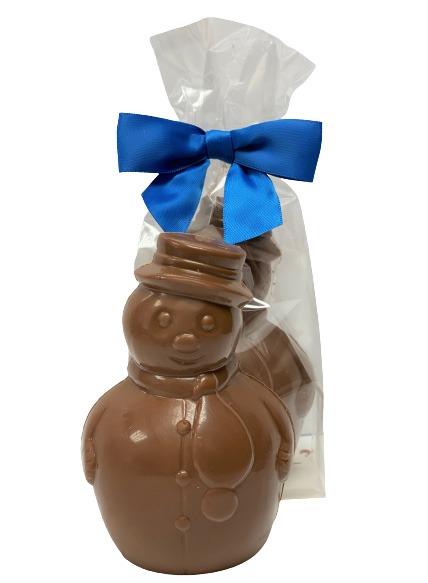 Pure Milk Chocolate Snowman 165g - 4&quot; Tall
