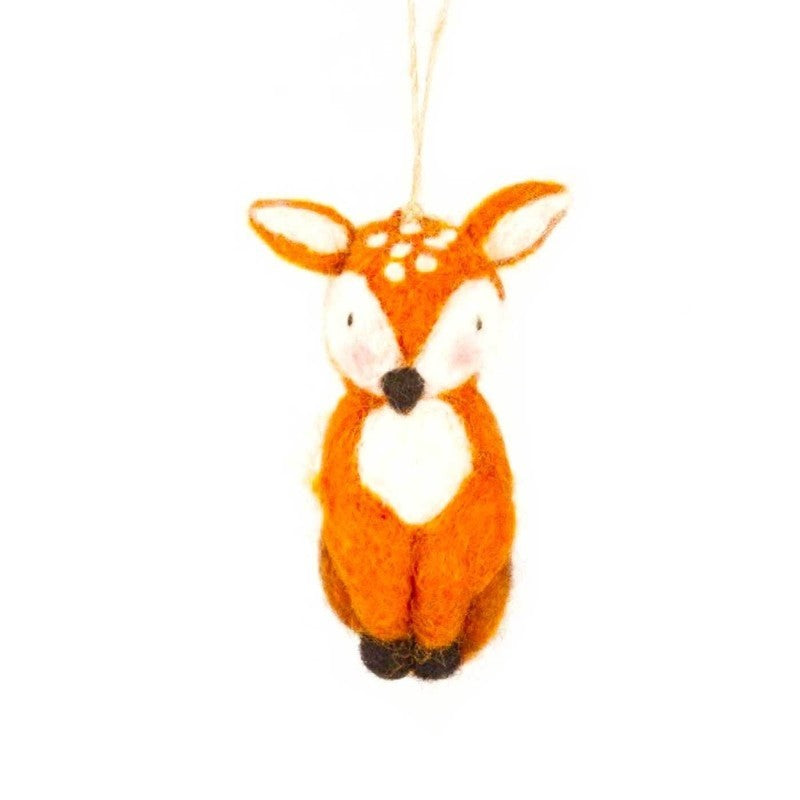 Felt Deer Ornament