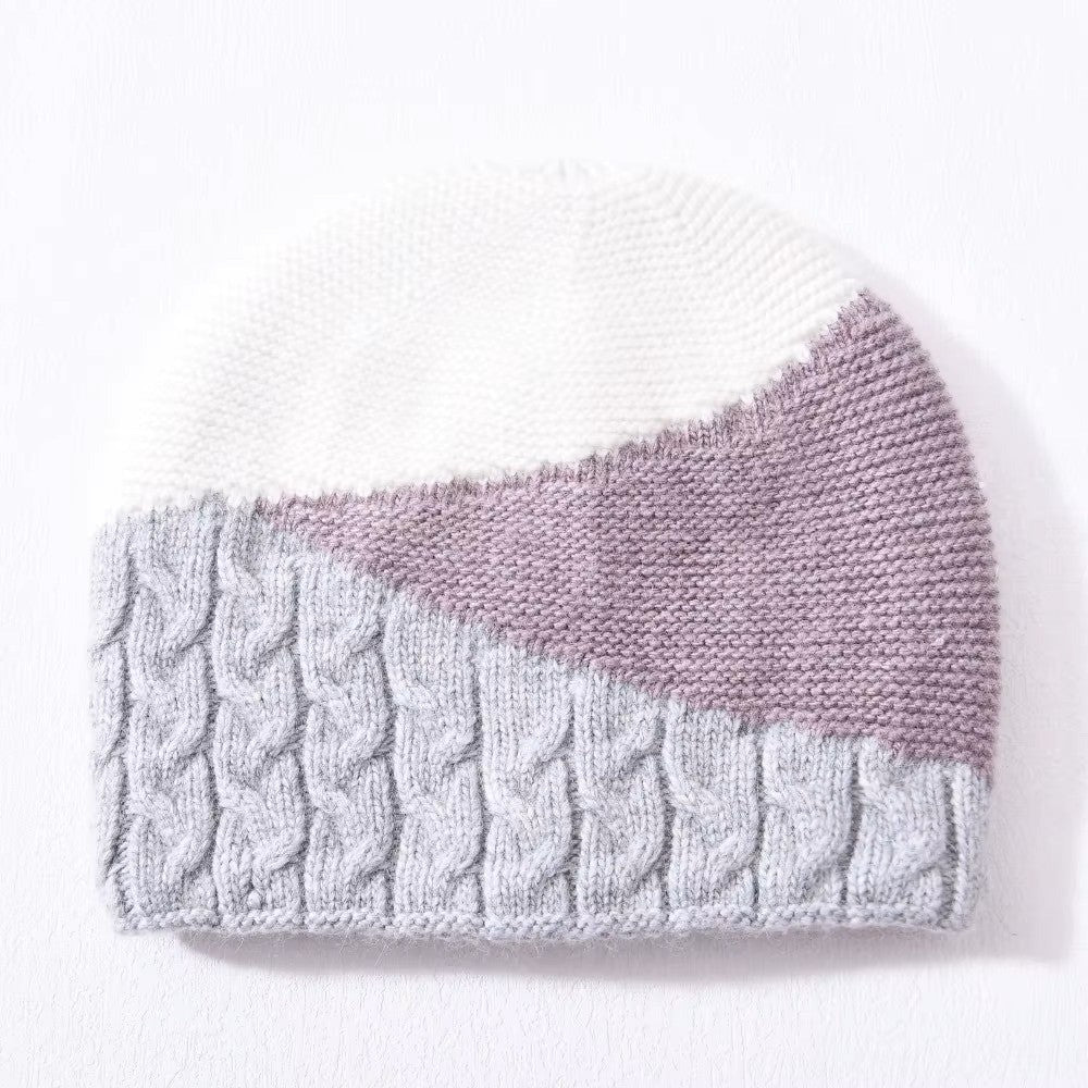 Patchwork Cashmere Beanie