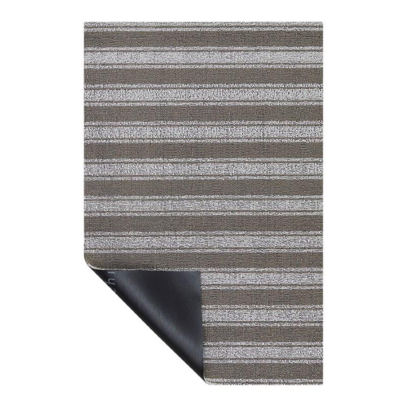 Chilewich Boardwalk Stripe Shag Mat, Walnut