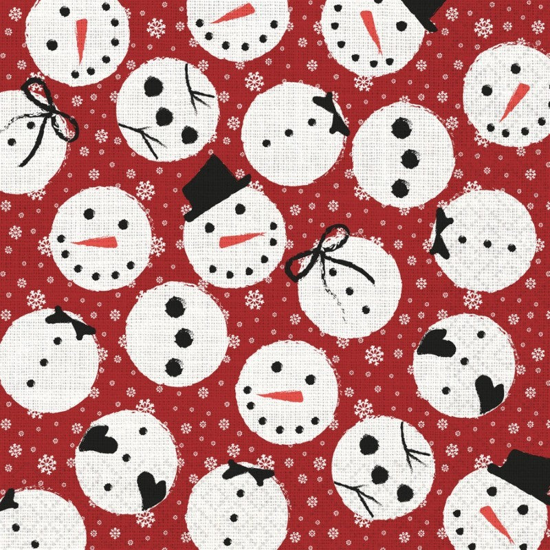 Jolly Snowman - Luncheon Paper Napkins - Pack/20