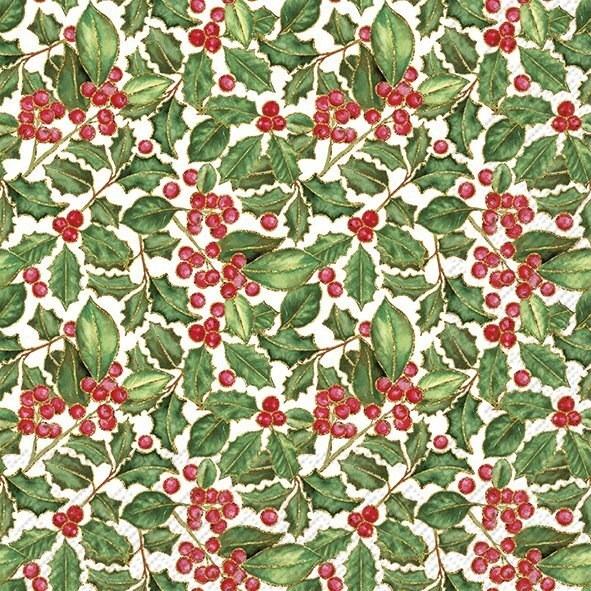 Holly - Paper Napkins - Pack/20