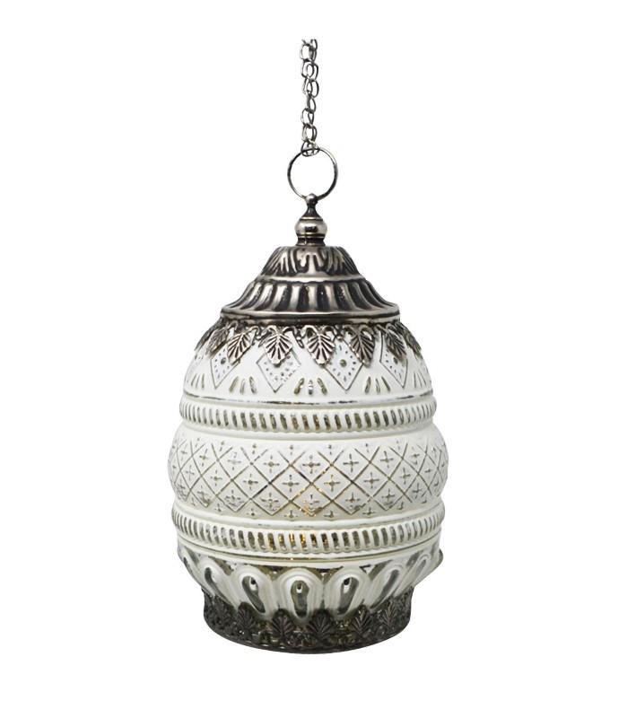 Yala Cream LED Moroccan Lantern