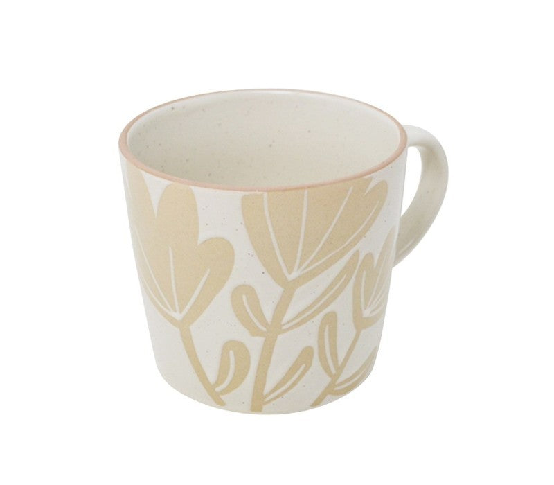 Cream Tulip Mug