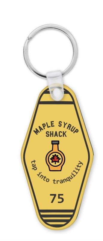 Maple Syrup Shack Keychain