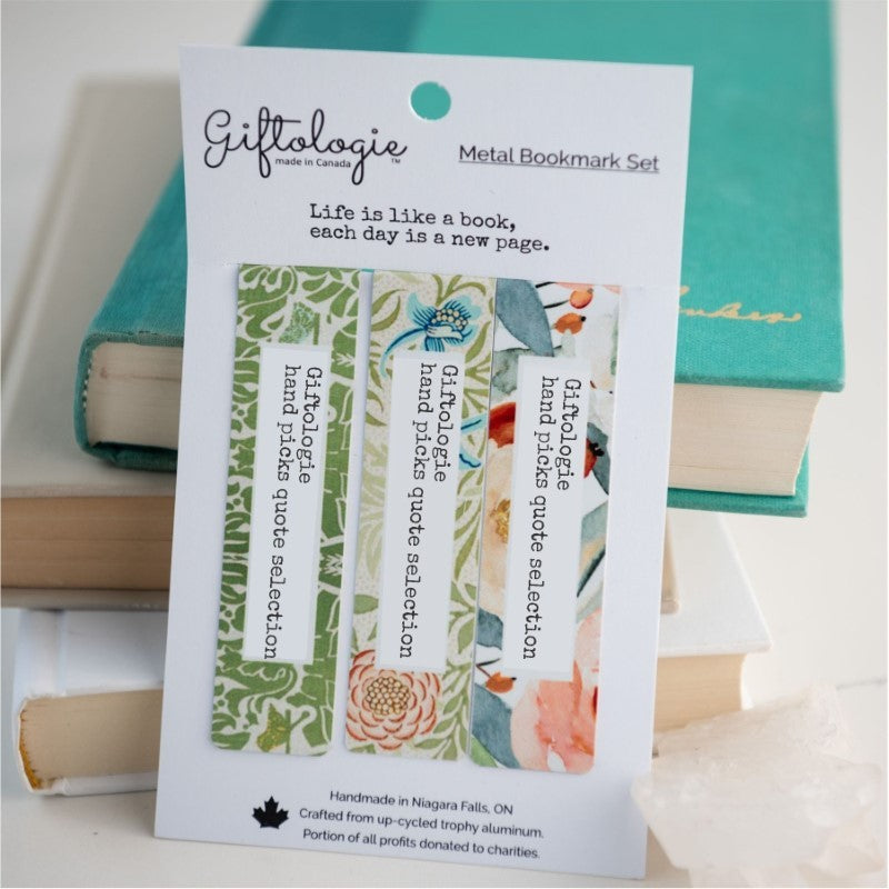 Small Talk Strong - Metal Bookmark Set of 3