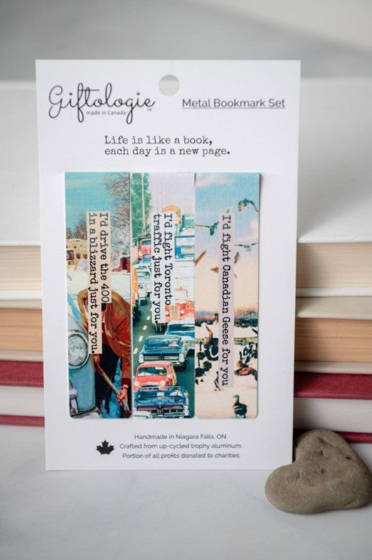 Canuck Care Card - Metal Bookmark Set of 3