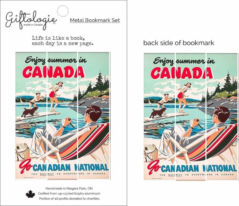 Canada National - Metal Bookmark Set of 3
