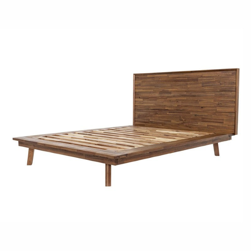 Gia Queen Bed - Warm Pecan