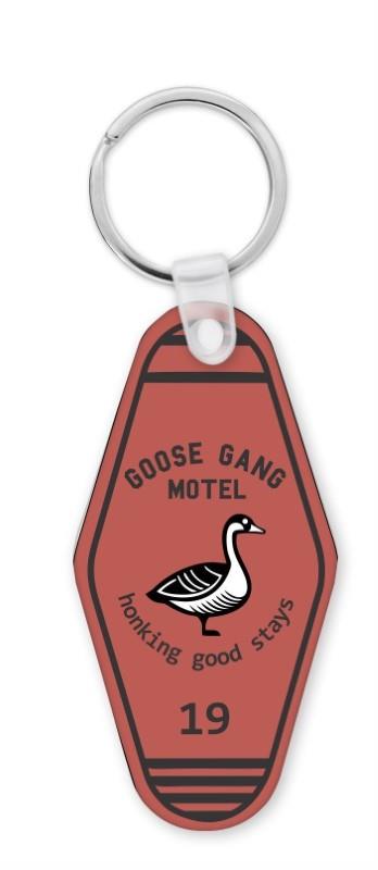 Goose Gang Motel Keychain