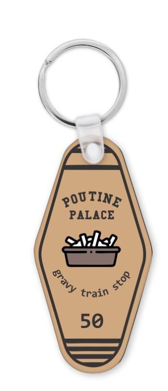 Poutine Palace Keychain