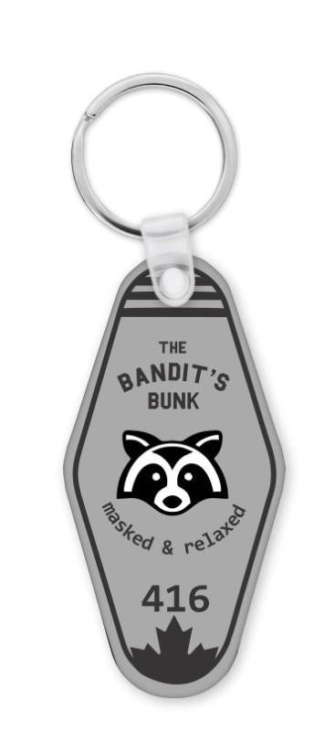 The Bandit's Bunk Keychain