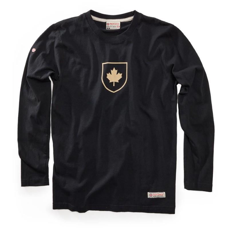 Canada Shield Long Sleeve T-shirt, Black