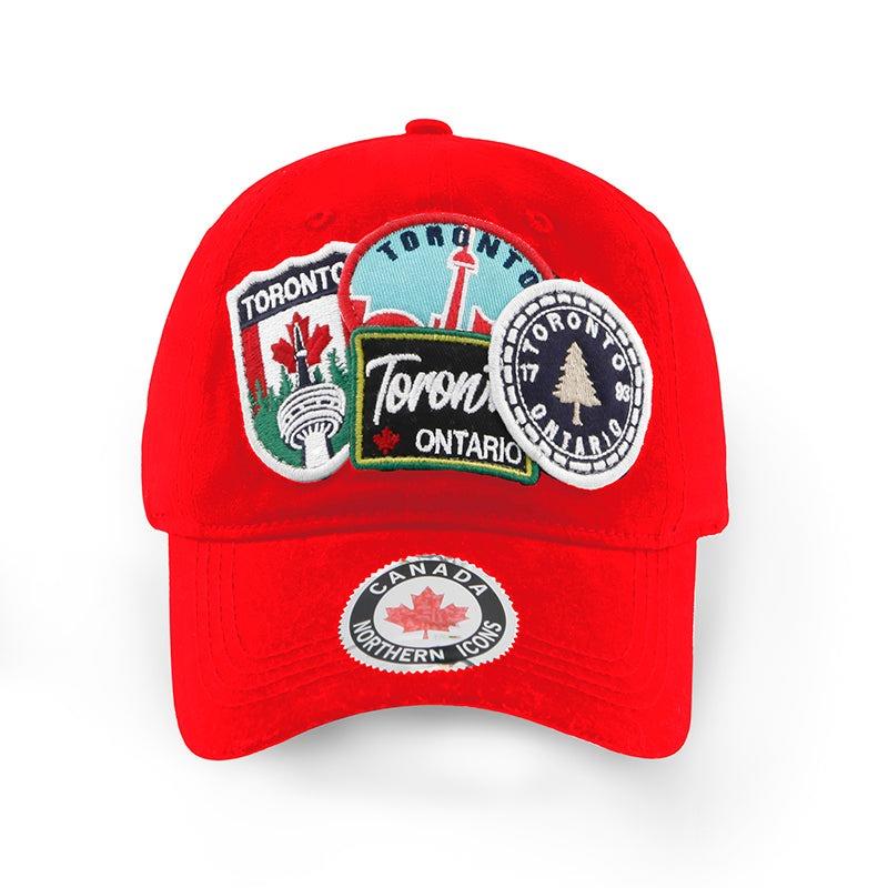 Toronto Emblem Red Canvas Cap