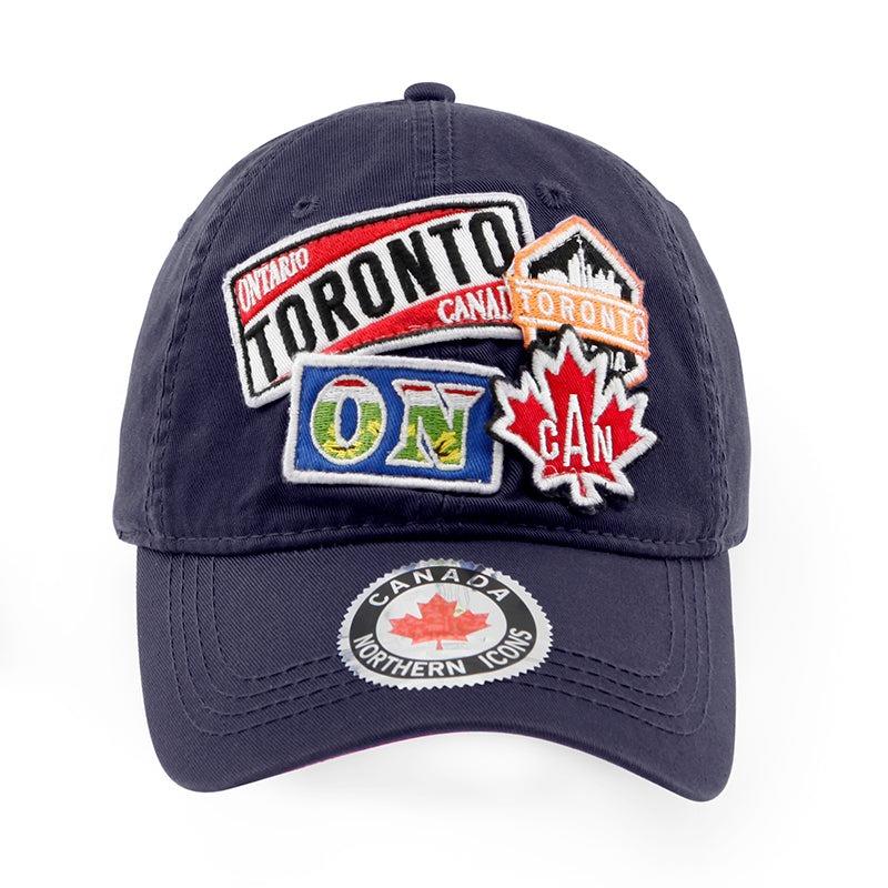 Toronto Navy Embroidery Badge Cap