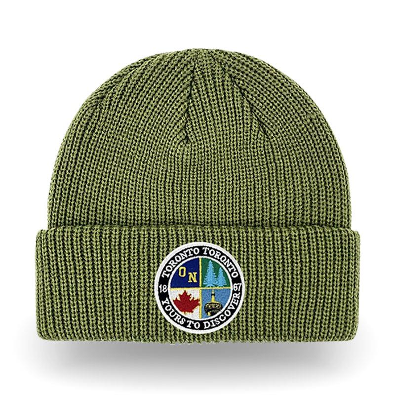Toronto Original Cuffed Toque, Olive Green