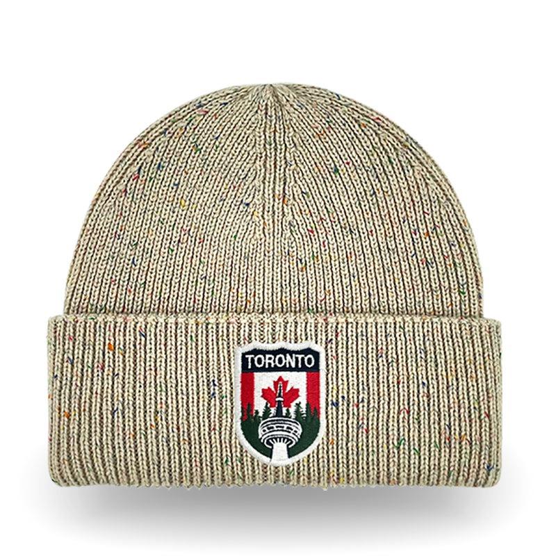 Toronto Original Cuffed Toque, Khaki Speckle