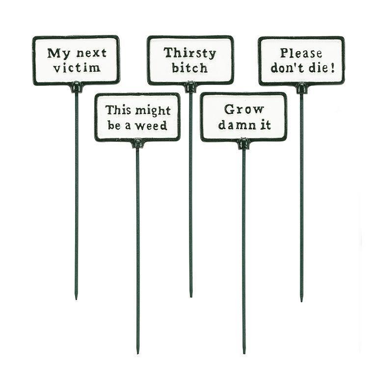 Cast Iron Plant Signs