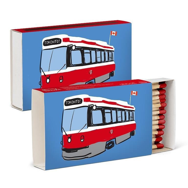Toronto Streetcar Matches. 45 Sticks