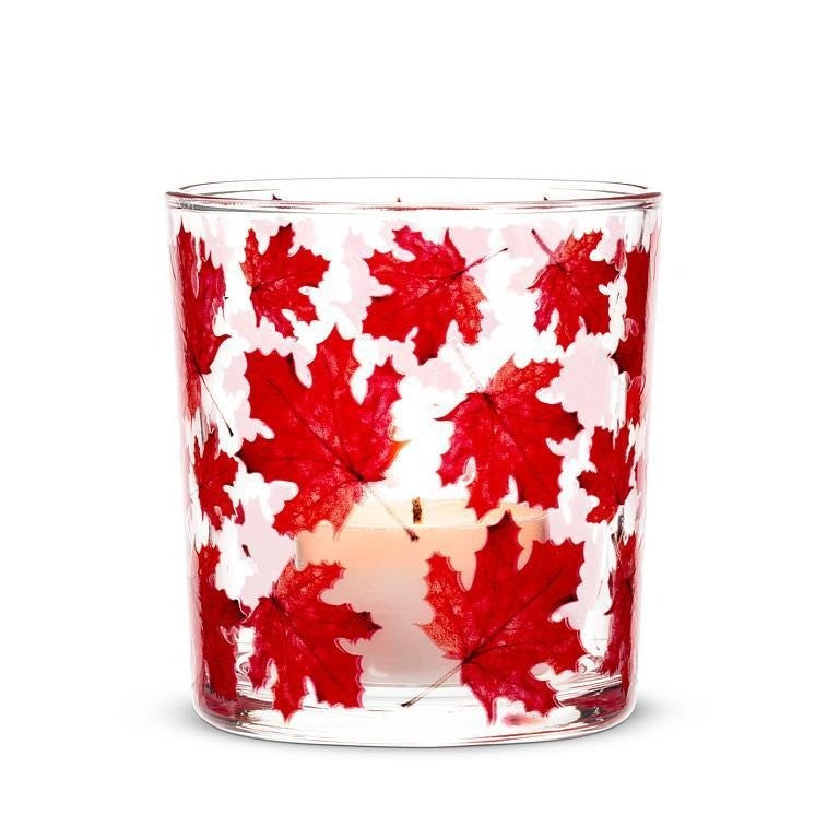 Maple Leaves Votive Candle Holder