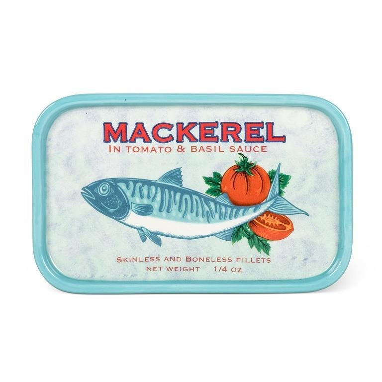 Mackerel Rectangle Plate, 4.5" x 6.5"