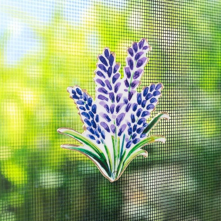 Lavender 2 Sided Magnet