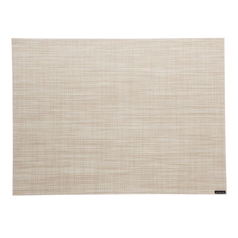 Chilewich Mini Basketweave Placemat, Parchment