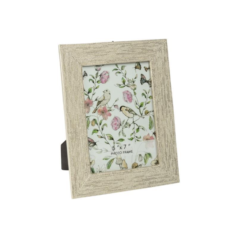 Silver Mirco Bead Picture Frame