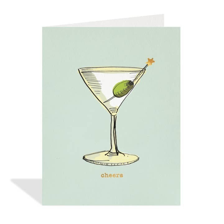 Dry Martini Greeting Card