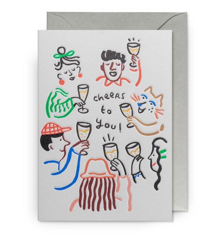 Cheers Greeting Card