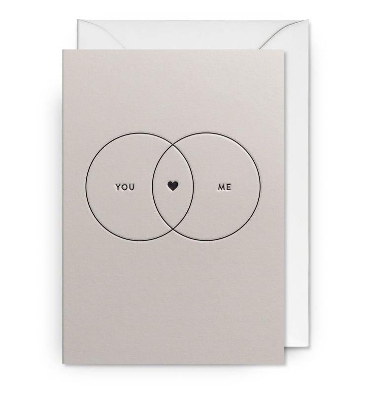 You & Me Greeting Card