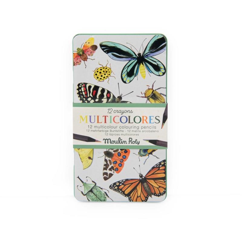 12 Multi-Coloured Pencils