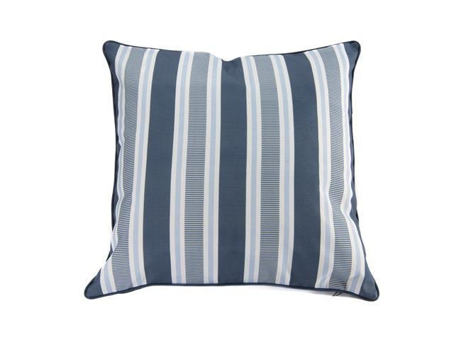 Striped Blue 18" Outdoor Cushion