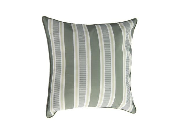 Striped Green 18" Outdoor Cushion