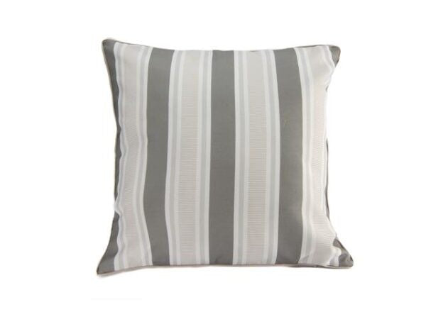 Striped Taupe 18" Outdoor Cushion