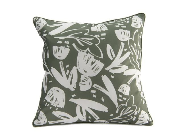 Charm Moss Green 18" Outdoor Cushion