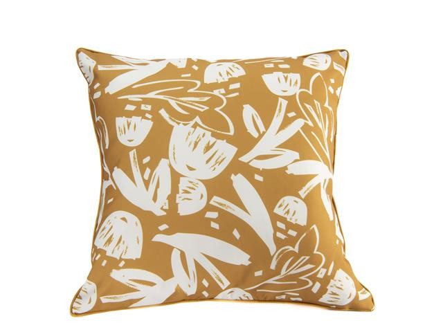 Charm Golden Yellow 18" Outdoor Cushion