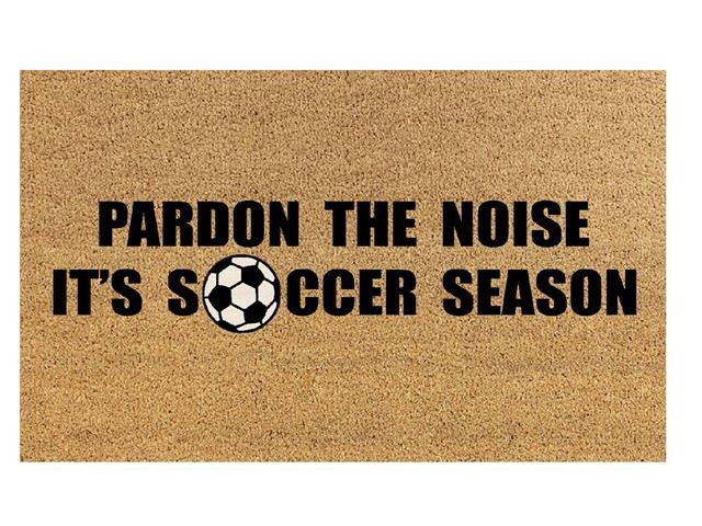 Soccer Noise Coir Doormat