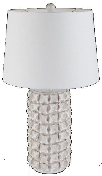 Ivory Petal Table Lamp 60W Max