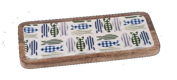 Rectangle Fish Serving Tray, 14"L