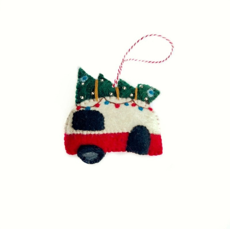 Felt Camper Ornament